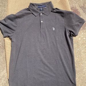 Grey U.S. Polo Assn. Slim Fit Shirt